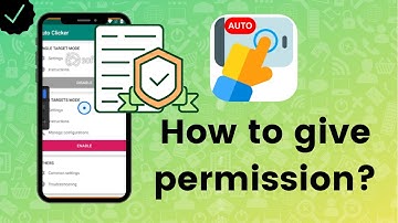 How to give permission to Auto Clicker?