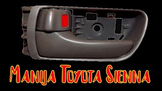 Como cambiar manija de toyota sienna