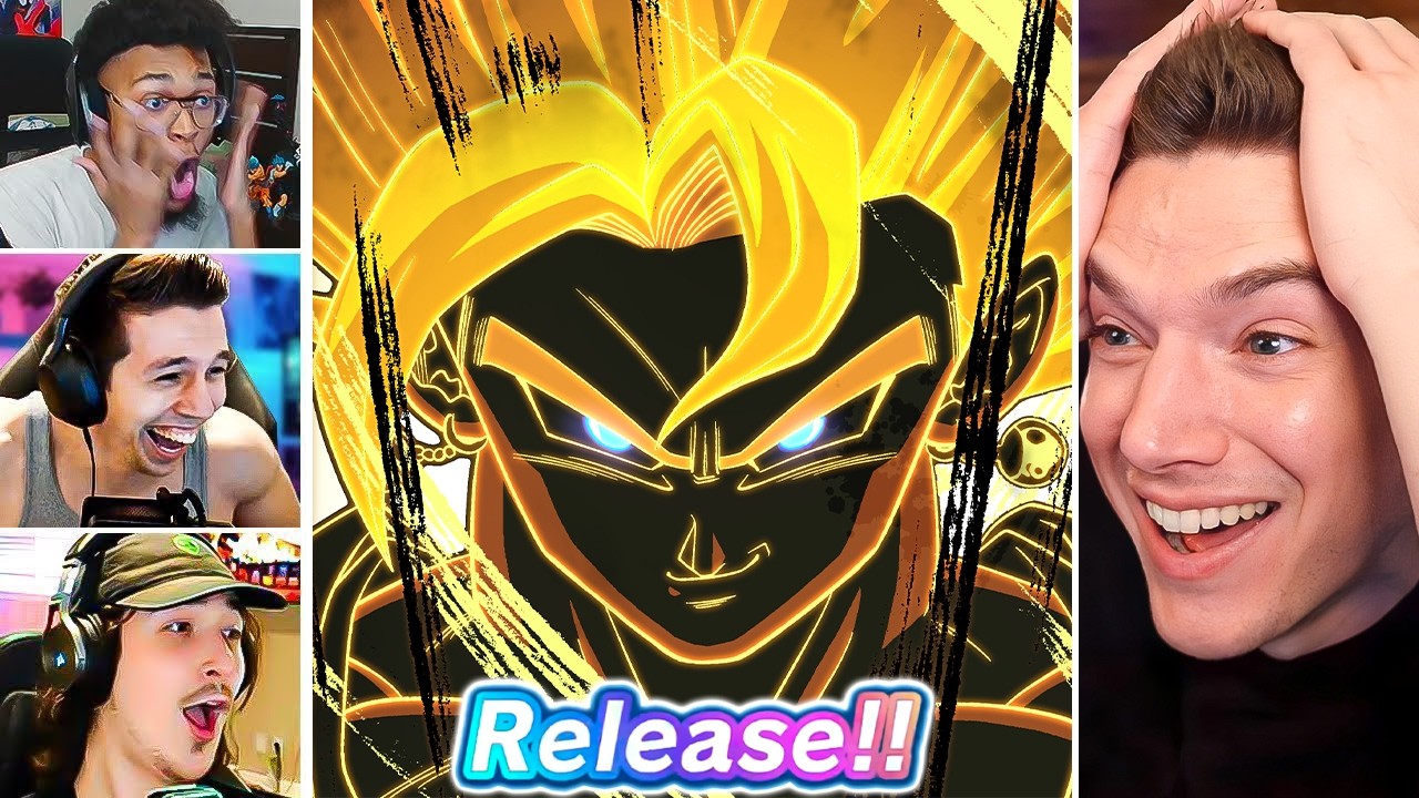 First EVER LEGEND Rarity Quad Summon Battle on Dragon Ball Legends