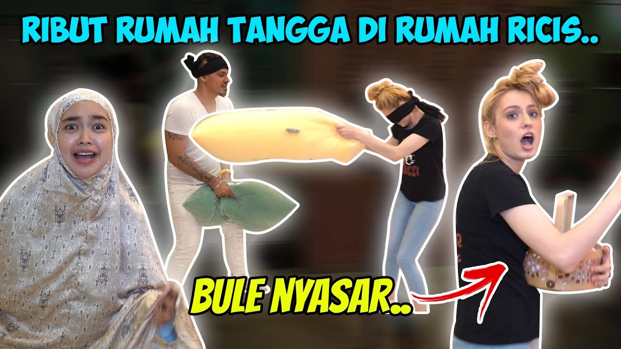 BULE NYASAR BIKIN RUSUH DI RUMAH RICIS.. Natasya VS Tim Ricis!! || @Shine Shine