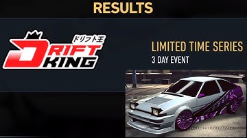 NFS No Limits - Toyota AE86 Trueno / Vault event - Drift King / All 3 chapters