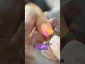 Renkli jellerle Ombre tırnak #nails #kesfet #proteztırnak #nailart #kalıcıoje #nailtech #nailinspo