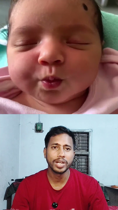 The baby is smiling as if he is dreaming #shortvideo #amazing #baby #cutebaby #allah