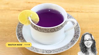 How To Make Butterfly Pea Flower With Lime Tea