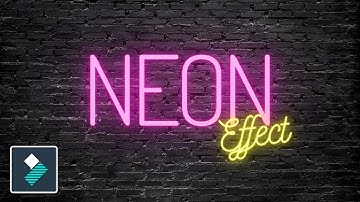 Neon Text Effect in Filmora 9(Neon Intro) | Filmora Tutorial