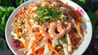 Download lagu 🥗Gỏi ngó sen tôm thịt | Công thức nước trộn gỏi và nước mắm chuẩn ngon, để được lâu |403|