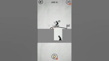 Draw line bridge puzzle Level - 55 #shorts #youtubeshorts #puzzle #games