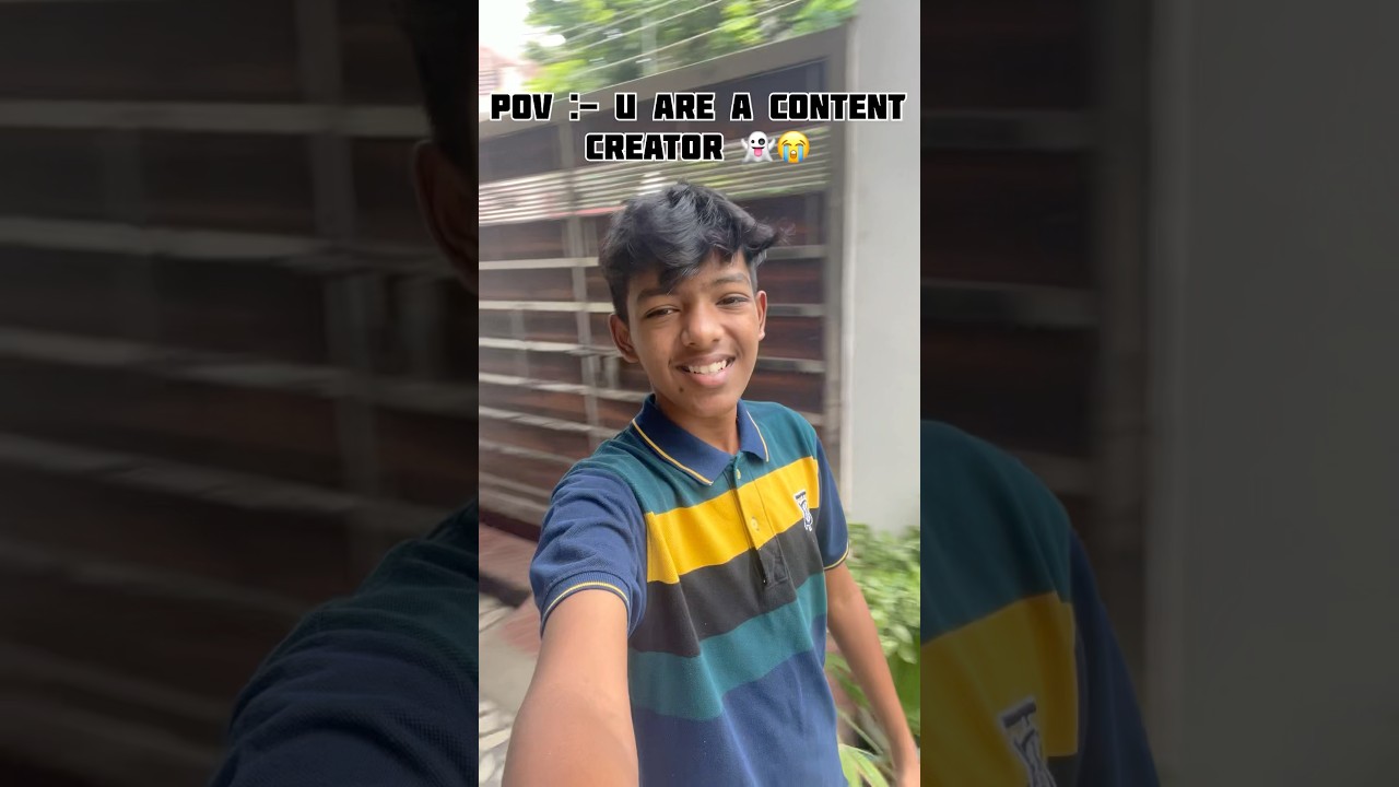 POV :- u are a content creator 👻📸 || #shorts #shortsfeed #contentcreator