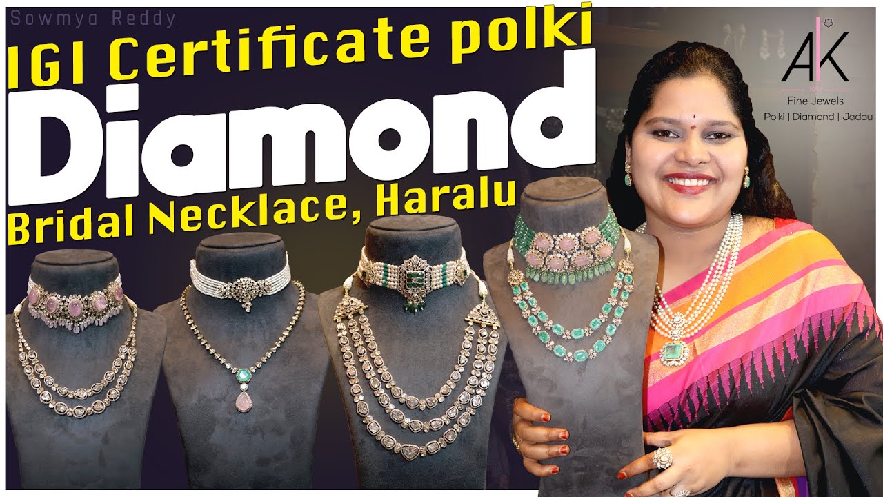 THE MOST STUNNING Polki Necklaces to Elevate Your Style in 2024 | IGI certified Polkis