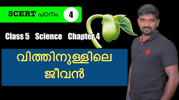 SCERT science class 5 chapter 4 വിത്തിനുള്ളിലെ ജീവൻ psc kerala psc SEED GERMINATION TEXT BOOK CLASS