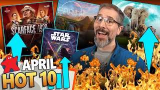 Top 10 Hottest Board Games of the Month, & WHY!