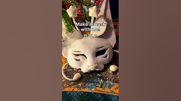 Make a #therian mask with me PT2! #therianthropy #alterhuman #music #mask #catmask #fyp #art #furry