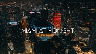 MIAMI AT MIDNIGHT (Drone 4K) by DJI Mavic 3