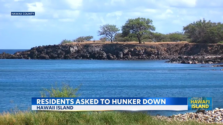 Storm preparedness for Hawaii Island as Hone approaches