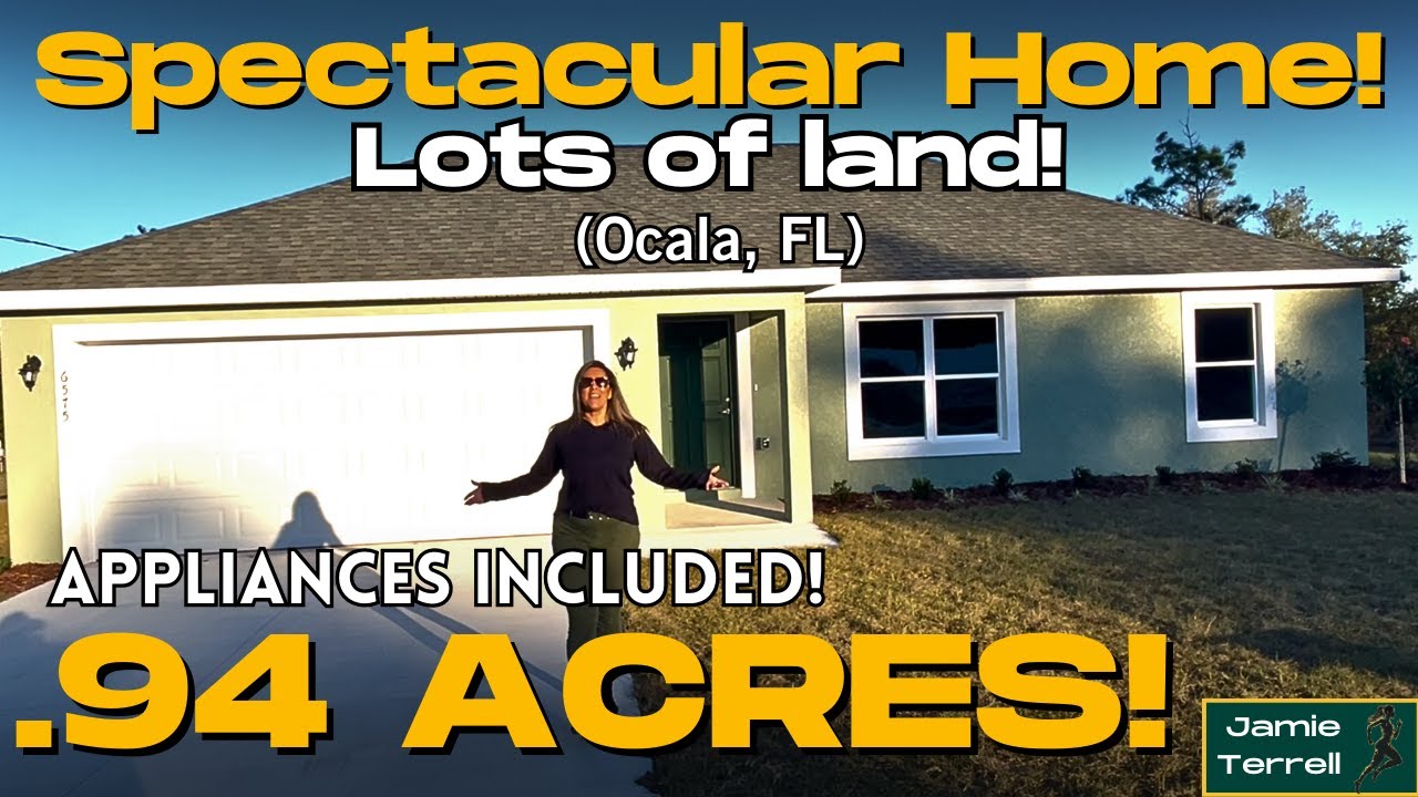 .94 ACRE LOT, Amazing Home, Huge Land!, No Association Fees (HOA) Ocala, FL 308,000 YouTube
