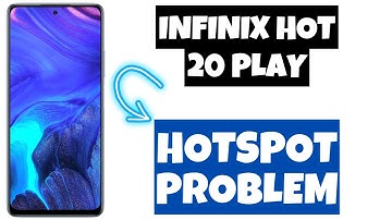 Infinix Hot 20 Play Hotspot Problem || Hotspot not working Problem || hotspot issue