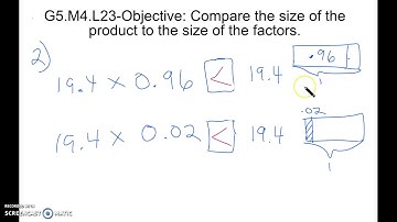 G5.M4.L23-Compare the size of product to the factors.