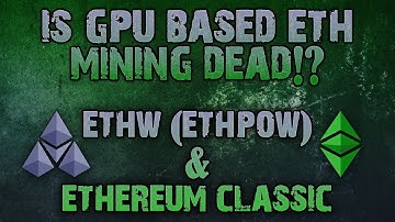 Is ETH Based GPU Mining Dead!? | Ethereum Mining Post Merge | ETC | ETHW | GPU Mining