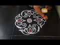 Simple lotus kolam 71dots rangoli rangoli design rangoli kolam anusworld