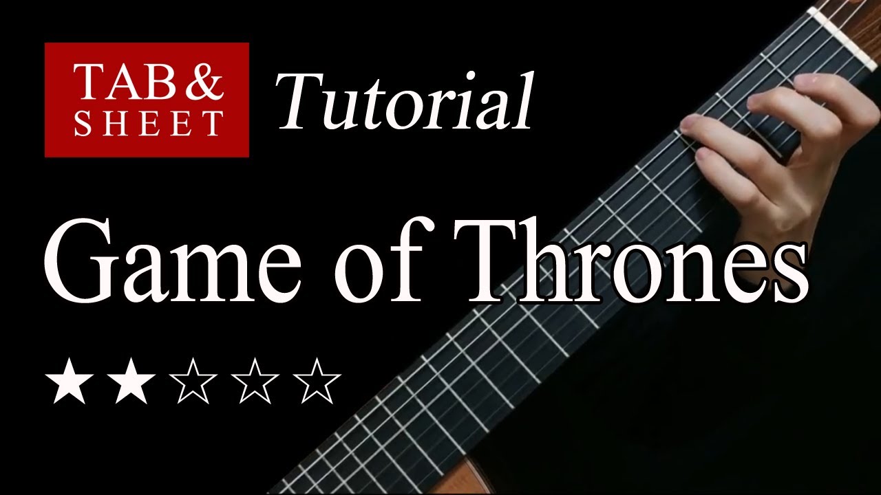 Game of Thrones - Theme  Guitar Lesson How to play Lead Guitar + Chords  (with Tabs) Tutorial 