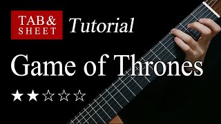 Game of Thrones - Guitar Lesson + TAB screenshot 5