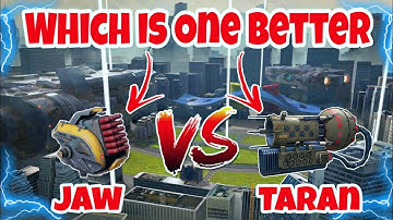 [WR]🔥New Weapon Jaw VS Taran Comparison |War Robots|