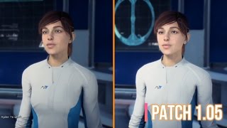 Mass Effect Andromeda Original VS Patch 1.05  BIG DIFFERENCE