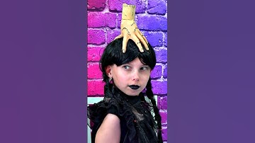 Alice made the hand of Wednesday DIY