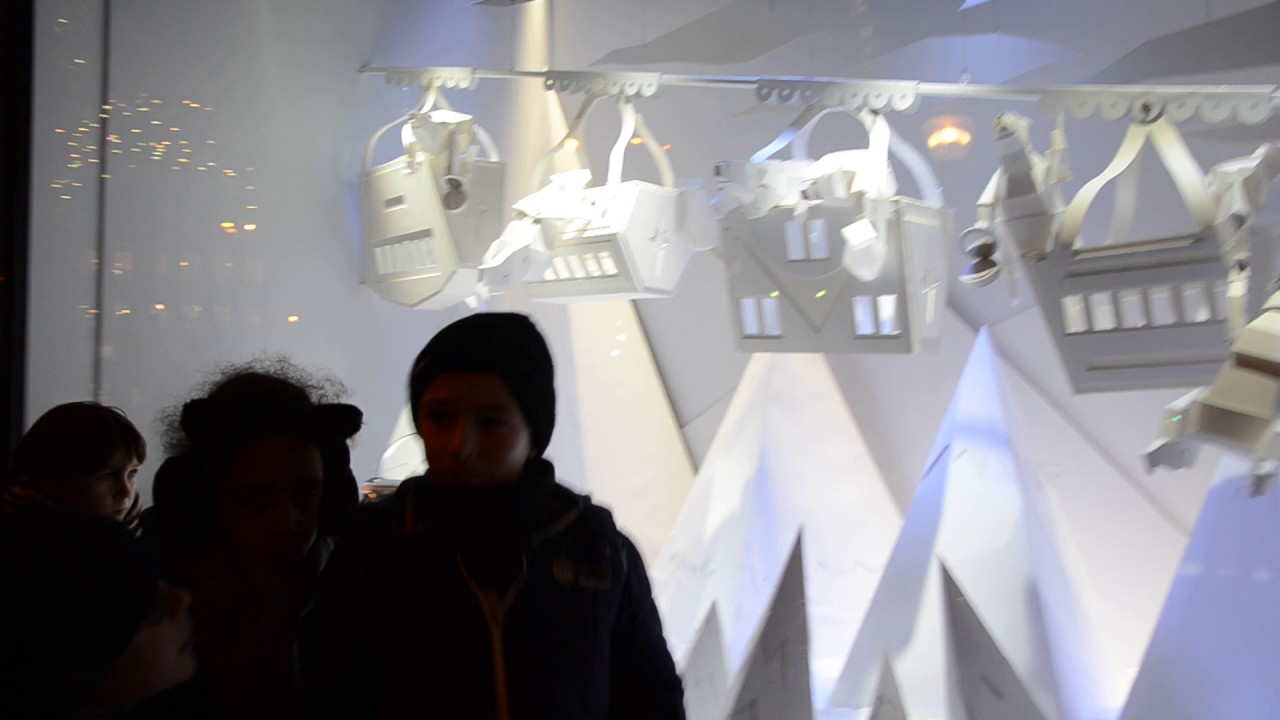 Paris / Christmas / Рождественские витрины / Париж 5