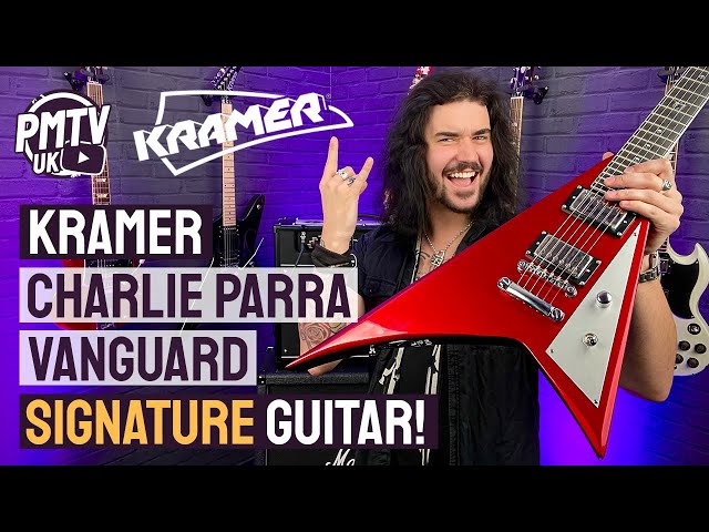 Kramer Charlie Parra Signature Vanguard! - The Peruvian Metal Master's EPIC  2nd Signature Guitar!