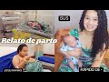 Relato de parto normal pelo sus  36semanas  raquel souza