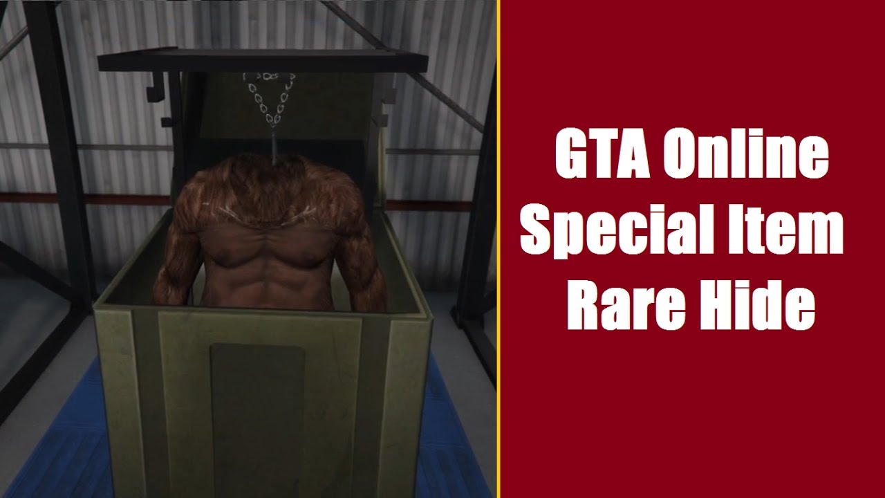 Special Item Rare Hide GTA Online YouTube