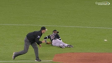 CWS@TOR: Ramirez recovers for the forceout at second