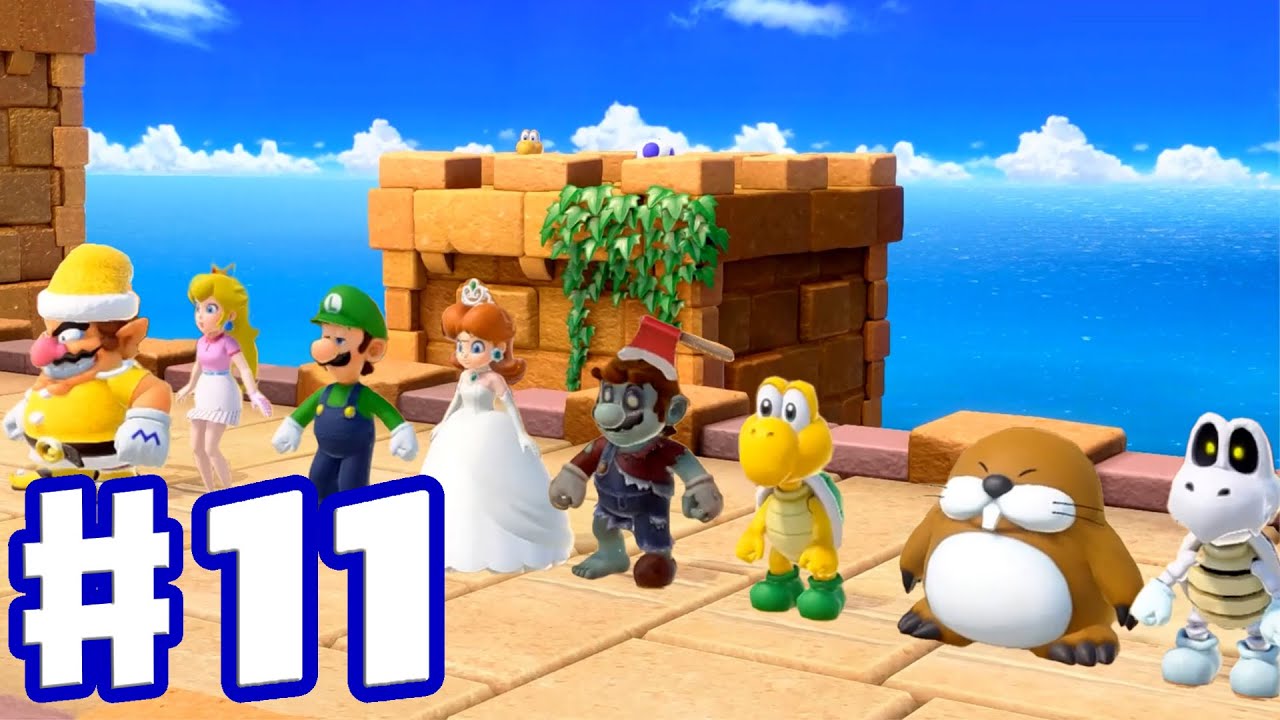 Mario Social gathering Sequence Side 11 – Daisy vs Waluigi vs Yoshi vs Mario #supermarioparty