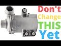 How to Test electric Water pump in BMW before Replacing your Water pump & thermostat | Get Fixed