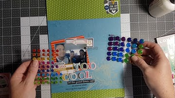8 1/2 x 11 scrapbooking process - too cool