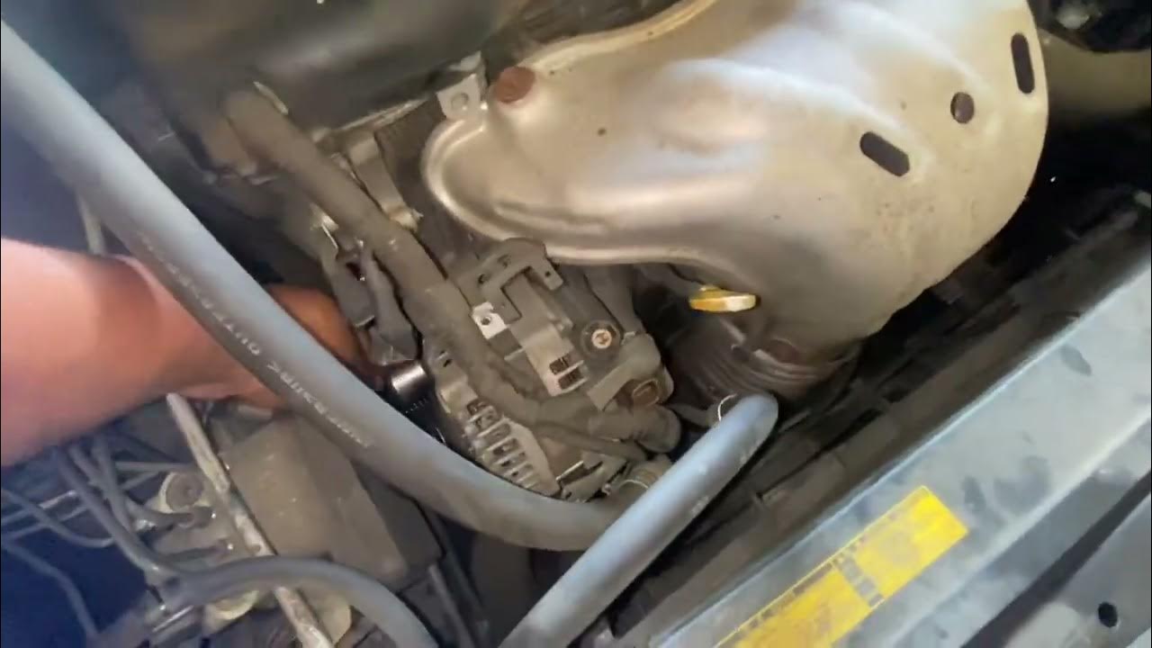 2005 to 2010 SCION TC 2.4L ALTERNATOR REPLACEMENT - YouTube
