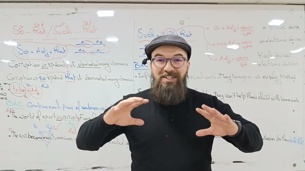 English 02 BAC 2025: so…that/such…that (جميع الشعب)