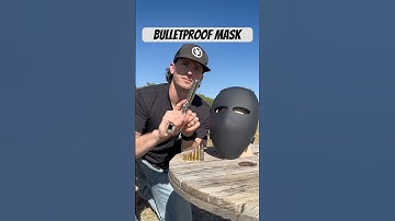 Bulletproof Chinese face mask vs different guns