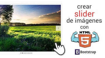 Cómo hacer carrusel de imágenes en HTML5 fácil con Bootstrap en 5 minutos