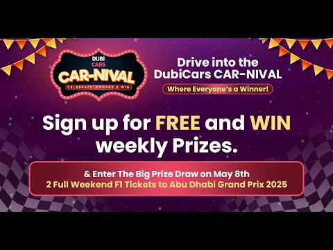 Win Premium F1 Tickets To Abu Dhabi Grand Prix 2025 - Join The DubiCars Car-Nival 🎪