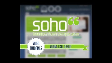 SOHO66 TUTORIAL - Adding Call Credit