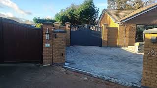 Aluminium Gates Fully Automated Using Dea Ghost Underground Automation