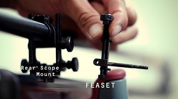 Wm. Malcolm 6X Long Rifle Telescope - Fine Elevation Adjustment Set Installation