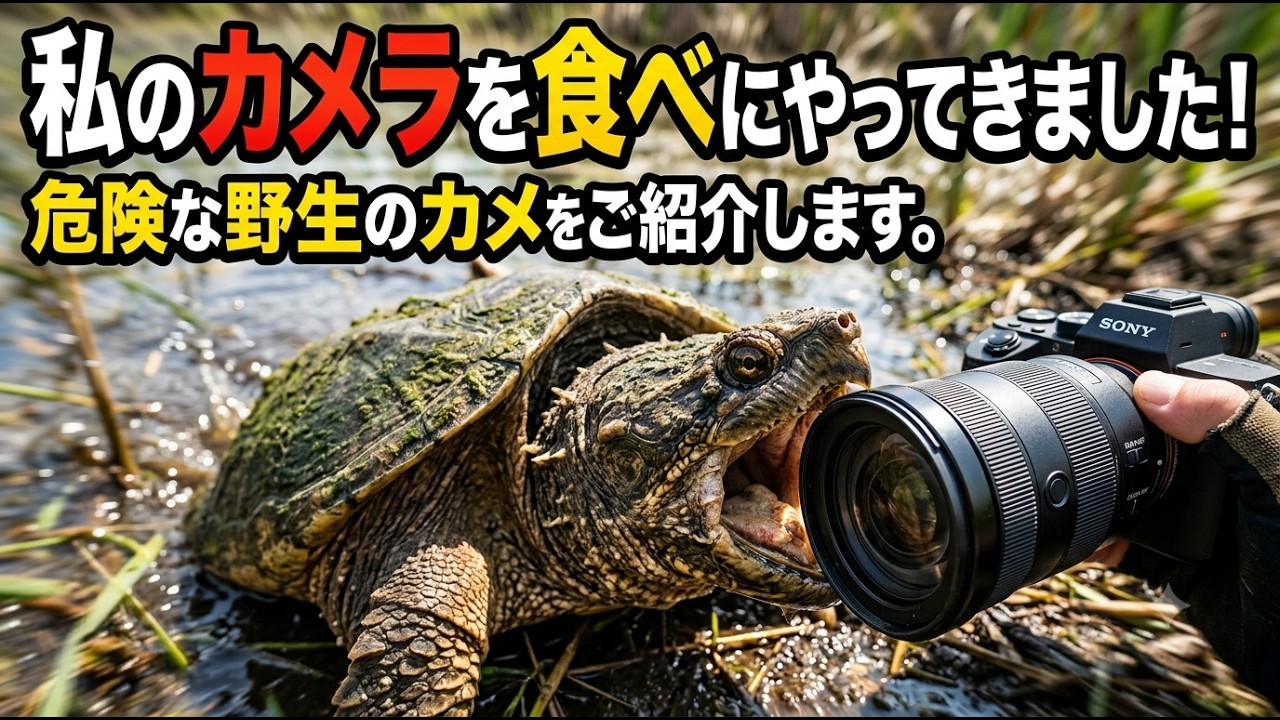 It came to eat my camera. Introducing a dangerous wild softshell
