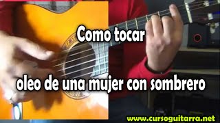 ¿Como tocar oleo de una mujer con sombrero?. chords