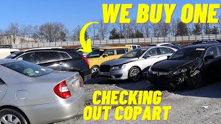 CHECKING OUT OUR LOCAL COPART TO FIND A GOOD DEAL