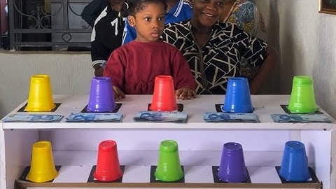 🆕FAMILY GAME 🚨- THE MOST SMART, FUNNY & ENTERTAINING  FIVE (5) CUP COLOR MATCHING CHALLENGE EVER 💵