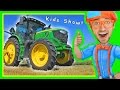 Tractors for Children – Explore a Tractor with Blippi