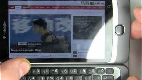 Video Tour: T Mobile G2